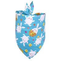 Simple Style Classic Style Polyester Easter Rabbit Pet Saliva Towel sku image 5