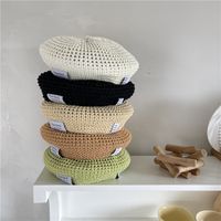 Women's Sweet Simple Style Solid Color Eaveless Beret Hat main image 1