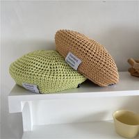Women's Sweet Simple Style Solid Color Eaveless Beret Hat main image 4