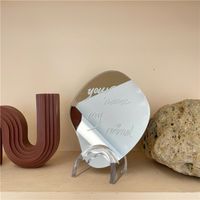 Simple Style Classic Style Color Block Arylic Glass Mirror 1 Piece sku image 1