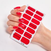 Einfacher Stil Klassischer Stil Farbblock Pvc Nagelaufkleber 1 Stück sku image 36