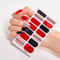 Einfacher Stil Klassischer Stil Farbblock Pvc Nagelaufkleber 1 Stück main image 4