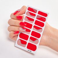 Simple Style Classic Style Color Block Pvc Nail Patches 1 Piece sku image 2