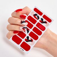 Simple Style Classic Style Color Block Pvc Nail Patches 1 Piece sku image 3