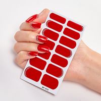Simple Style Classic Style Color Block Pvc Nail Patches 1 Piece sku image 39