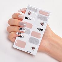 Simple Style Classic Style Color Block Pvc Nail Patches 1 Piece sku image 48