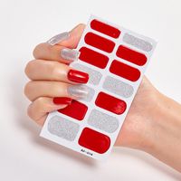 Estilo Simple Estilo Clásico Bloque De Color Pvc Parches De Uñas 1 Pieza sku image 44