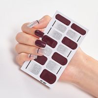 Simple Style Classic Style Color Block Pvc Nail Patches 1 Piece sku image 17