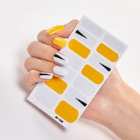 Simple Style Classic Style Color Block Pvc Nail Patches 1 Piece sku image 18