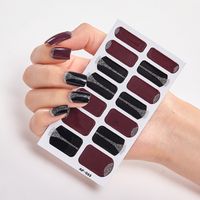 Simple Style Classic Style Color Block Pvc Nail Patches 1 Piece sku image 19
