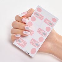 Simple Style Classic Style Color Block Pvc Nail Patches 1 Piece sku image 21