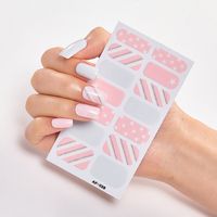 Simple Style Classic Style Color Block Pvc Nail Patches 1 Piece sku image 23