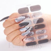 Classical Color Block Pvc Nail Patches 1 Set main image 3