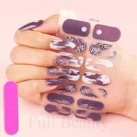 Classical Color Block Pvc Nail Patches 1 Set sku image 2