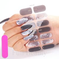 Classical Color Block Pvc Nail Patches 1 Set sku image 4