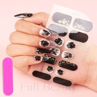 Classical Color Block Pvc Nail Patches 1 Set sku image 9