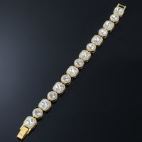 Hip-hop Shiny Geometric Rhinestones Alloy Wholesale Bracelets main image 5