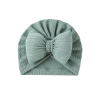 Girl's Cute Solid Color Jacquard Baby Hat sku image 5