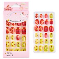 Cute Sweet Cartoon Flower Plastic Nail Patches 1 Set main image 3