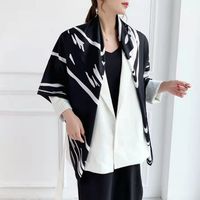 Women's Elegant Simple Style Plant Polyester Silk Scarf sku image 42