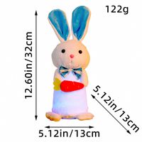 Ostern Cartoon-stil Kaninchen Kunststoff Tuch Baumwolle Lässig Täglich Festival Dekorative Requisiten sku image 4