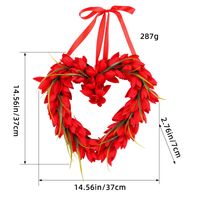 Valentine's Day Simple Style Heart Shape Plastic Polyester Home Daily Decorative Props sku image 2