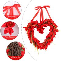 Valentine's Day Simple Style Heart Shape Plastic Polyester Home Daily Decorative Props main image 4