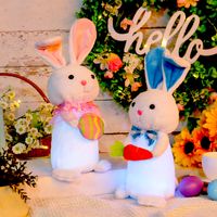 Ostern Cartoon-stil Kaninchen Kunststoff Tuch Baumwolle Lässig Täglich Festival Dekorative Requisiten main image 2