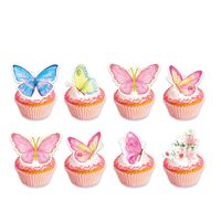 Birthday Cartoon Style Letter Butterfly Paper Daily Party Flag main image 3