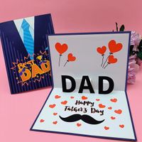 Father's Day Simple Style Letter Coated Paper Casual Daily Festival Card main image 5