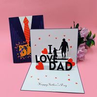 Father's Day Simple Style Letter Coated Paper Casual Daily Festival Card main image 2