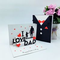 Father's Day Simple Style Letter Coated Paper Casual Daily Festival Card main image 1