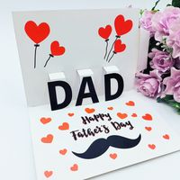Father's Day Simple Style Letter Coated Paper Casual Daily Festival Card main image 3