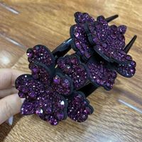 Mujeres Elegante Flor Arílico Garras De Pelo sku image 16