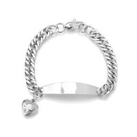 Casual Simple Style Heart Shape 304 Stainless Steel Bracelets In Bulk sku image 1