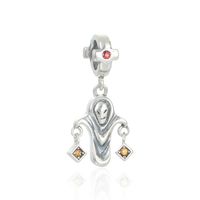 1 Piece Cute Simple Style Owl Wings Ghost Sterling Silver Enamel Inlay Pendant Jewelry Accessories sku image 5