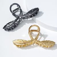 Women's Simple Style Feather Metal Hair Claws main image 4