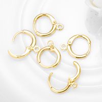 1 Pair Simple Style Solid Color Copper Plating Earrings Accessories Jewelry Accessories main image 6
