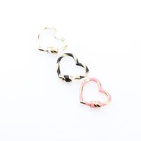 1 Piece Copper Oval Heart Shape Jewelry Buckle Simple Style main image 5
