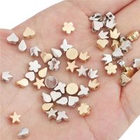 1 Set Plastic Star Heart Shape Flower Beads main image 1
