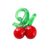 10 Pcs/package Sweet Cherry Glass Pendant Jewelry Accessories main image 5