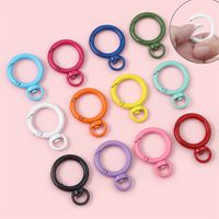 Simple Style Solid Color Metal Women's Keychain main image 6