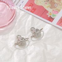 10 Pcs/package Sweet Star Moon Flower Alloy Enamel Plating Inlay Pendant Jewelry Accessories sku image 2