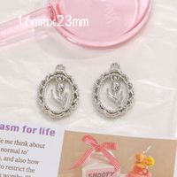 10 Pcs/package Sweet Star Moon Flower Alloy Enamel Plating Inlay Pendant Jewelry Accessories sku image 8