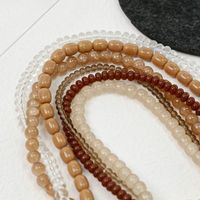 10 PCS/Package Glass Solid Color Beads main image 5
