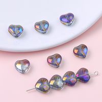 20 Pieces Glass Heart Shape Beads sku image 7