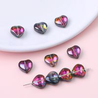 20 Pieces Glass Heart Shape Beads sku image 11