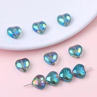 20 Pieces Glass Heart Shape Beads sku image 9