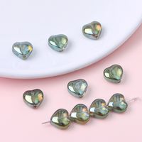 20 Pieces Glass Heart Shape Beads sku image 6