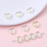 20 Pieces Glass Heart Shape Beads sku image 2